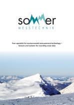 Your specialist for environmental measurement technology – Sensors and systems for recording snow data - 1