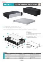 19” RACK MOUNT ENCLOSURE WITH DETACHABLE PANELS - AUPR series - 7
