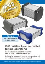 AWP series - IP68 ALUMINIUM ENCLOSURE with SILICONE PROTECTOR-1