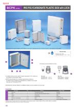 BCAP・BCPC series - IP65 LATCH-HINGED PLASTIC BOX-7