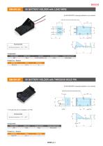 BH-9V series - 9V BATTERY HOLDER