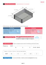 CUSTOM SIZED ACRYLIC BOX - SKSF series - 2