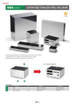 MBSF series - CUSTOM SIZED FLANGED STAINLESS STEEL ENCLOSURE-8