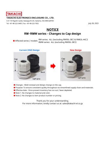 RM series - POLYAMIDE CABLE GLAND