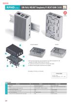 RPHD series - DIN RAIL MOUNT Raspberry Pi HEATSINK CASE-3