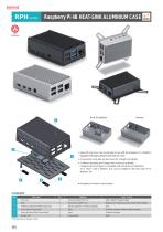 RPHD series - DIN RAIL MOUNT Raspberry Pi HEATSINK CASE-5