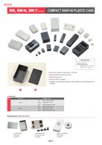 SW series - COMPACT SNAP-IN PLASTIC CASE-1