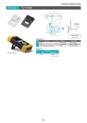 TI series - TILT STAND