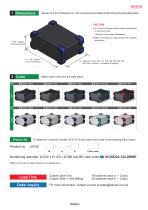 UCGS series -CUSTOM SIZED ENCLOSURE with CORNER GUARD-5