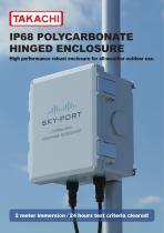 UPC series - IP68 POLYCARBONATE HINGED ENCLOSURE-1