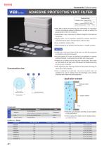 VE7 series - ADHESIVE PROTECTIVE VENT FILTER-3