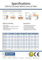 ATEX Fan Coil Heater WWH-EX Series-2