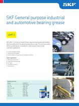 SKF General purpose industrial and automotive bearing grease LGMT 2 - 1