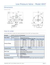 2 or 3-Way Pressure Valve - 3