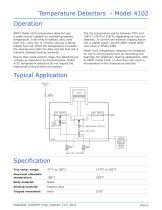 4102D/J and 4102M Temperature Valves and 4102M - 2