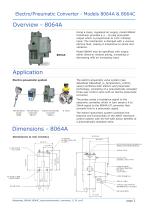 8064A Electro/Pneumatic (I/P) Converter - 2