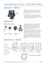 8064A Electro/Pneumatic (I/P) Converter - 4