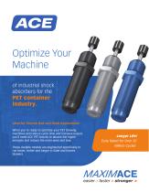 Optimize Your Machine of industrial shock absorbers for the PET container industry. - 1