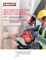 OSHA 1926.1153, Section X and VII-1