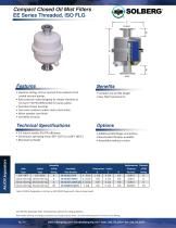 Made in the USA 7-5/16 Diameter 50 SCFM 6-3/4 Height Solberg HDL-PSG848-125HC Oil Mist Discharge Filter for Vacuum Pump 1-1/4 FPT Inlet/Outlet Made in the USA 7-5/16 Diameter 50 SCFM 6-3/4 Height Solberg HDL-PSG848-125HC Oil Mist Discharge Filter for Vacuum Pump 1-1/4 FPT Inlet/Outlet