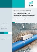 Non-intrusive water and  wastewater ? ow measurement - 1