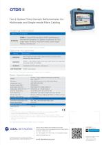 OTDR  II - Tier-2 Optical Time Domain Reflectometer  for Multimode and Single-mode Fibre Cabling - 6