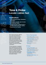 Tone & Probe Locate cables fast - 2