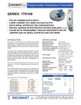 PROGRAMMABLE TEMP. TRANSMITTER SERIES: TTH109 - 1