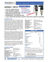 PROGRAMMABLE TEMPERATURE TRANSMITTER WITH RTD SENSOR SERIES: TMT47 - 1