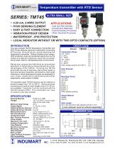 RTD SENSOR WITH CURRENT OUTPUT SERIES: TMT45 - 1