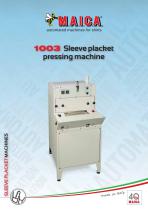 1003 Sleeve placket  pressing machine - 1