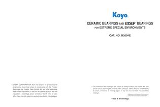CERAMIC & EXSEV BEARINGS-2