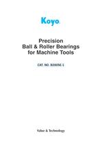 Precision Ball & Roller Bearings for Machine Tools-2
