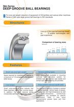 Slim series deep groove ball bearings-2