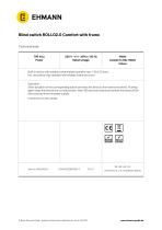 Blind Switch ROLLO2.0 Comfort with frame-2