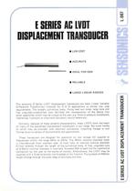 LVDT & RVDT Displacement Transducers - 11