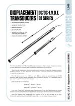 LVDT & RVDT Displacement Transducers - 13