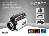 Keii Handheld Infrared camera KC800/ Thermal Imaging/ Portable Infrared cameras KC800 for industrial / 640x480 pixels/ High efficiency for Elcectrical / Mechanical/ Building diagnostics/ Automation/ energy conservation / Environmental Inspection-1