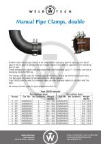 Manual Pipe Clamps, double - 1