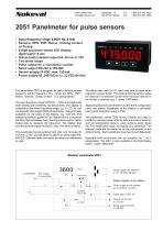 2051 Panelmeter for pulse sensors - 1