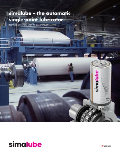 simalube – the automatic single-point lubricator_Technical information for the paper industry