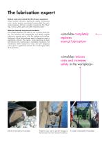 simalube – the automatic single-point lubricator_Industry specific information for mines, quarries, concrete and cement plants - 2