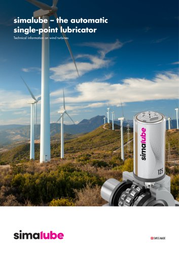 simalube – the automatic single-point lubricator_Technical information on wind turbines