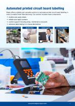 Automated printed circuit board labelling brochure - 3