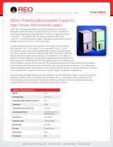 Silicon Polarizing Beamsplitter Cubes for High Power, Mid-Infrared Lasers - 1