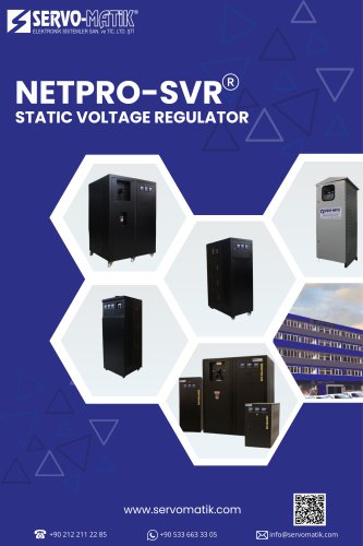NETPRO-SVR STATIC VOLTAGE REGULATOR