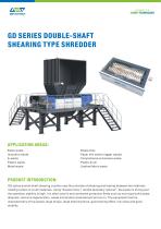 GD SERIES DOUBLE-SHAFT SHEARING TYPE SHREDDER-2