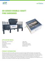 GR series double-shaft fine shredder-2