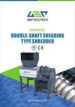 GS series double-shaft shearing type shredder-1