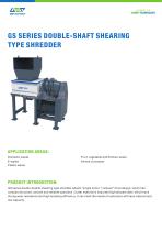 GS series double-shaft shearing type shredder-2